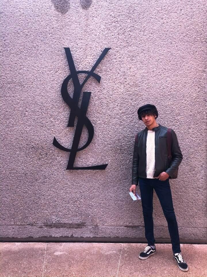 Achraf Taoussi — YSL wall editorial